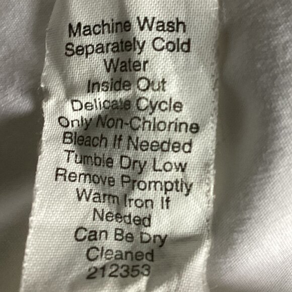 Cabi Chic Asymmetrical Studded Shirt Sz S White 118K - Picture 9 of 9